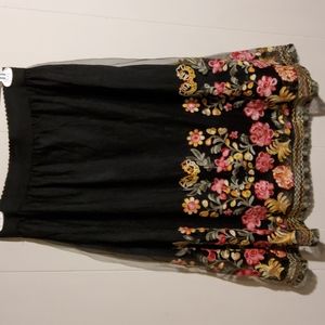 Magic  floral layered skirt